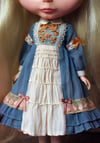"Shirley (blue ver.)" dress set -LAST PIECE-