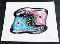 Image 1 of CONVERSE - ALL STAR LOVE - BLUE - VALENTINES PRICE: £55.00