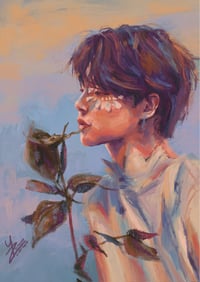 JIMIN // sunset flower