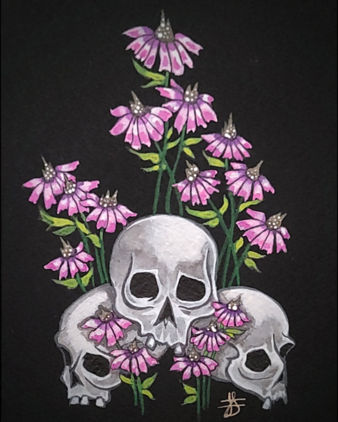 Skulls in the Garden | Joie Higgins