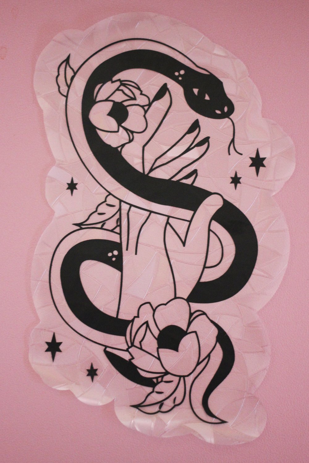 Image of Snake Flowers Sun Catcher