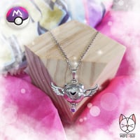 Image 1 of Poke-love Wings Necklace