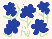 Image 1 of Fleurs bleues