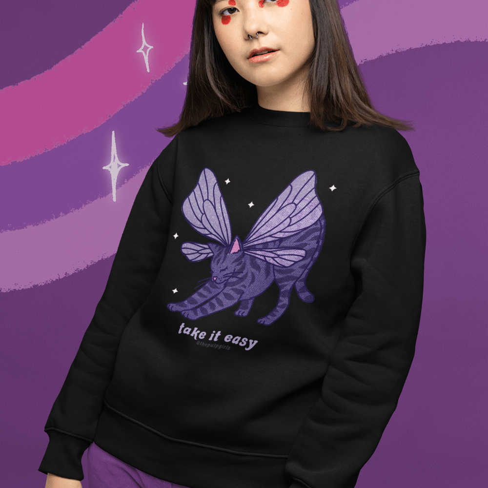 Image of FAIRY CAT CREWNECK