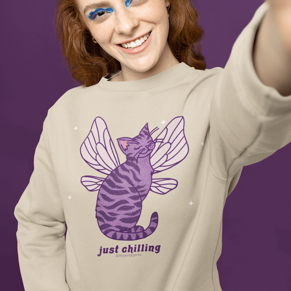 Image of FAIRY CAT CREWNECK