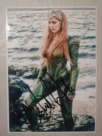 Image 1 of Aquaman Mera Signed A4 Photo