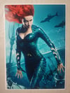 DC Aquaman Signed Amber Heard A4