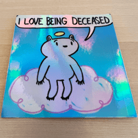 Deceased Bear Holographic Sticker