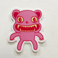 Excited Bear Sticker