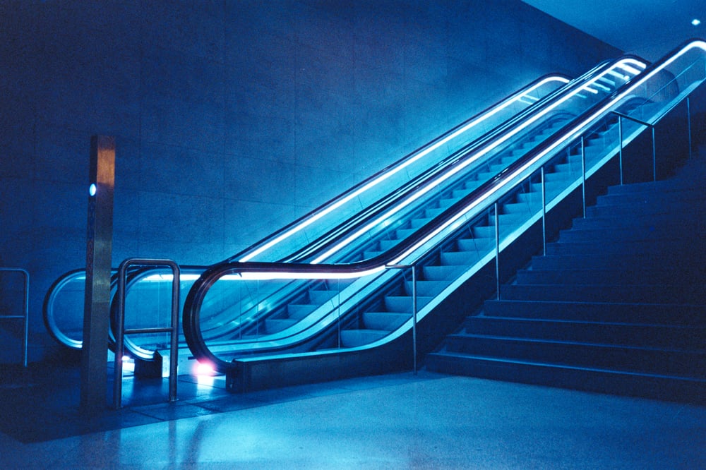 Image of Print:Rolltreppe