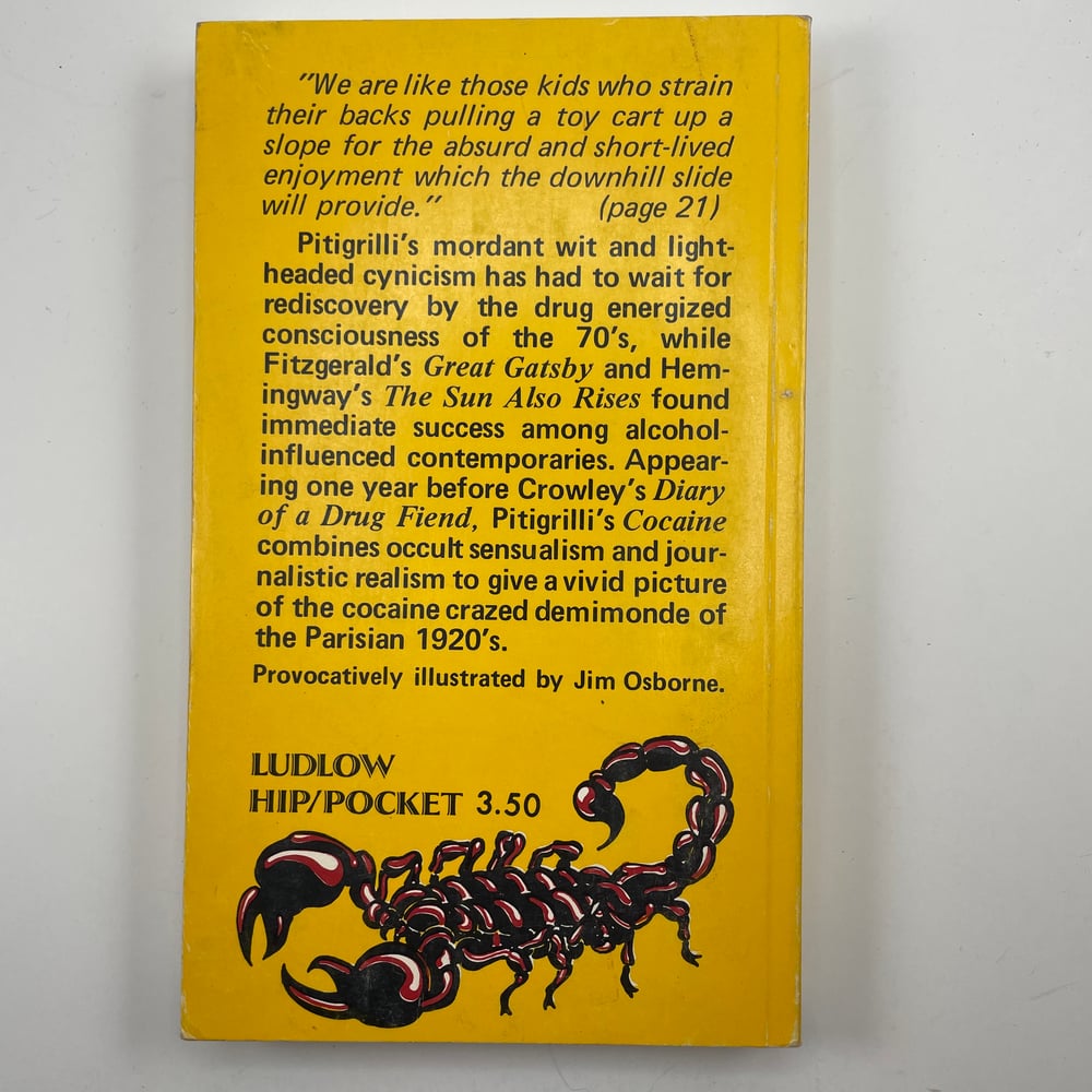 Bk: Cocaine by Pifigrilli 1974 1st Ed (Vintage Pulp)