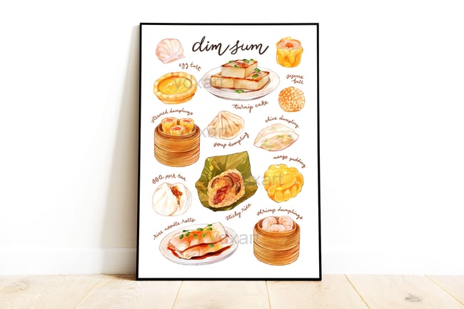 Dim Sum Art Print