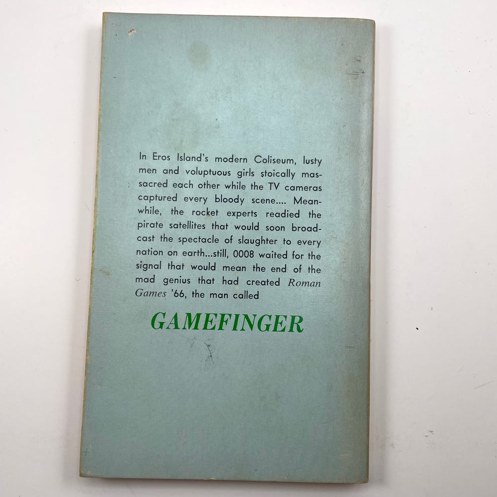 BK: Gamefinger Agent 0008 by Clyde Allison 1st Ed (Vintage Erotic Pulp / James Bond Spoof)