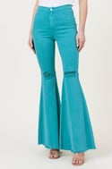 Teal Flare Bootcut Jean's 