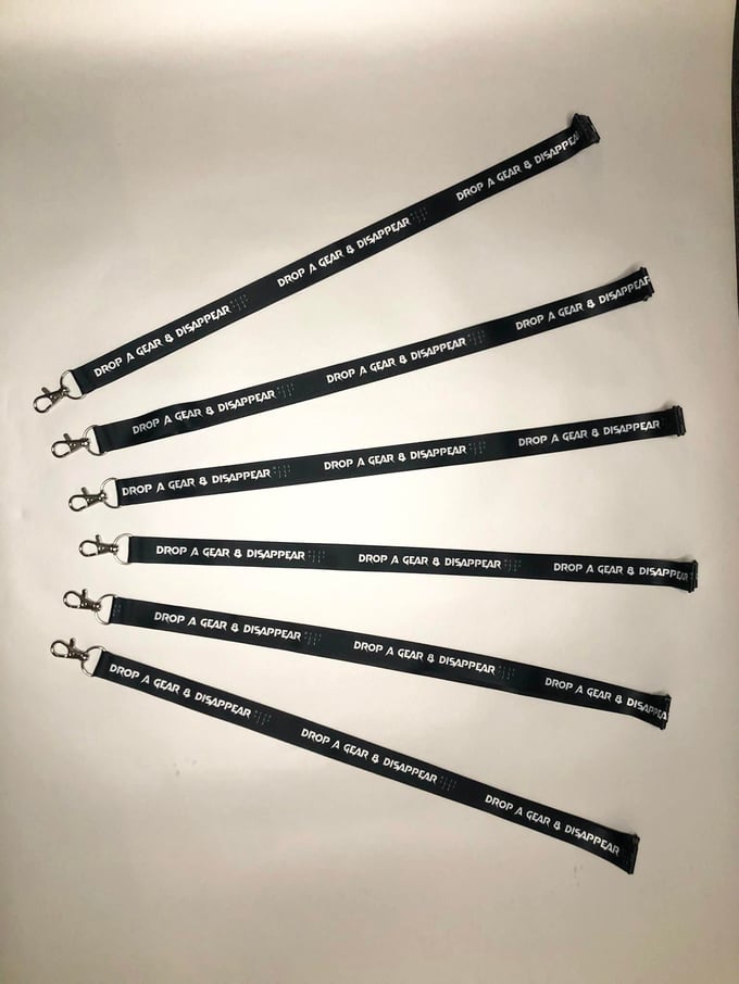 Image of Drop A Gear And Disappear Lanyard