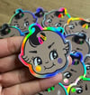 Holographic Kewpie Sticker