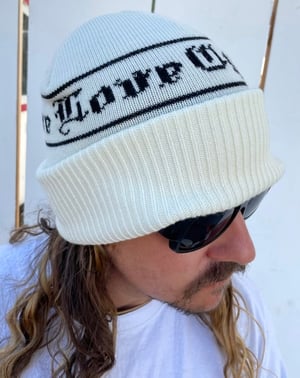 Image of White Love Cycles / Mucho Love Beanie