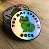 Holographic Kinky Frog Sticker