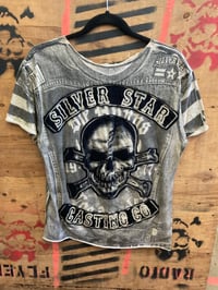 Image 3 of SILVER STAR LEATHER JACKET T SHIRT