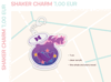 LONELY WHALE SHAKER CHARM