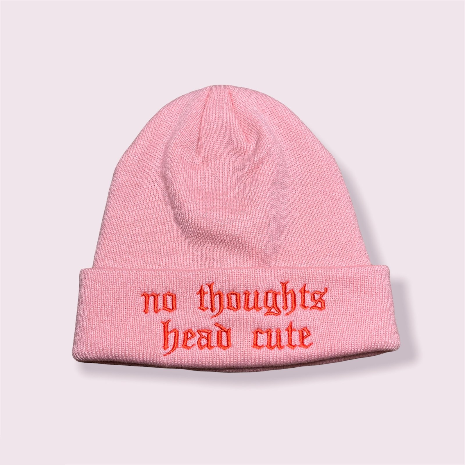 cute pink beanie