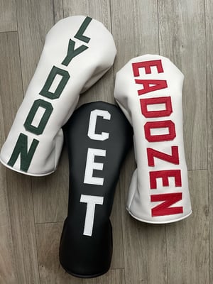 Image of Custom Headcover with Initials 