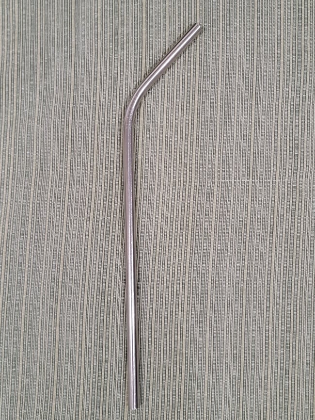 Silver Stainless Straw