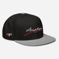 Image 3 of Anaheim Snapback - Red and White Font