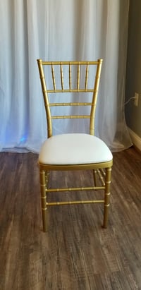 Image 1 of Adult Gold chair - Resin chaivari gold  Chair  
