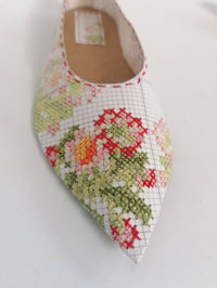 Image 2 of Jennifer Collier: Stitched Paper Slippers.