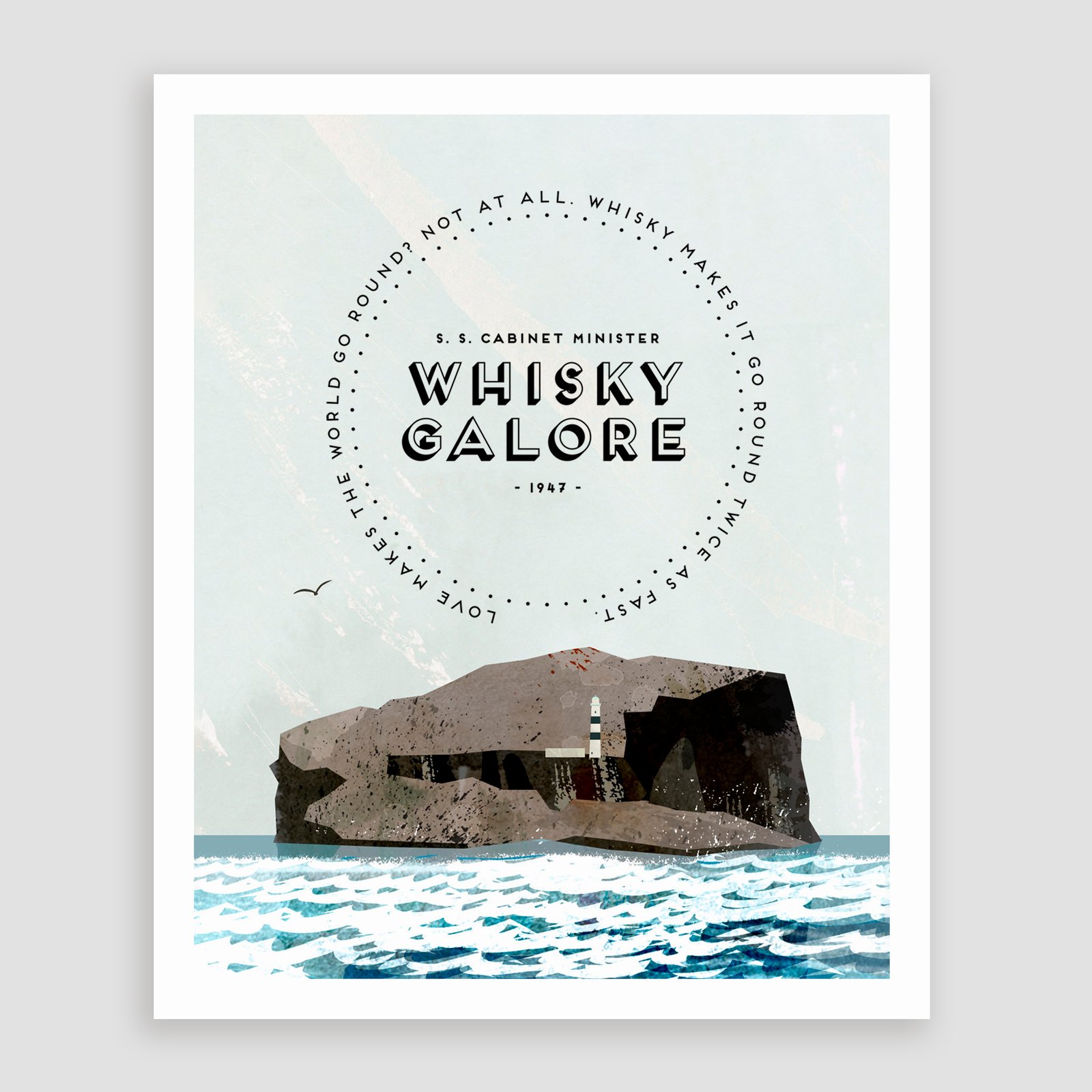 "Whisky Galore" (Limited Edition Print) Eat Haggis