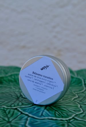 Bálsamo curativo ~ tanchagem + calêndula / Healing balm ~ plantain + calendula