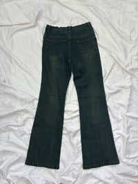 Image 3 of Vintage green wash jeans // 38