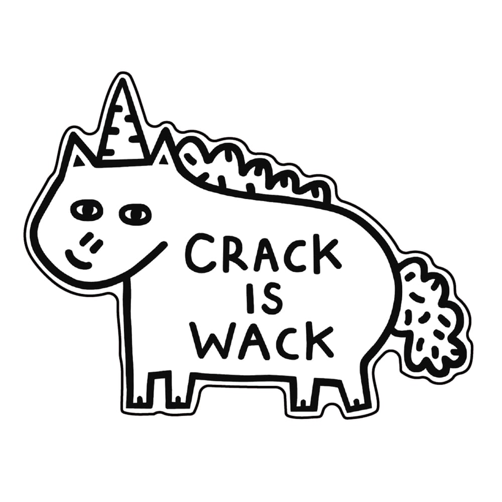 Image of Crack Vinyl Sticker