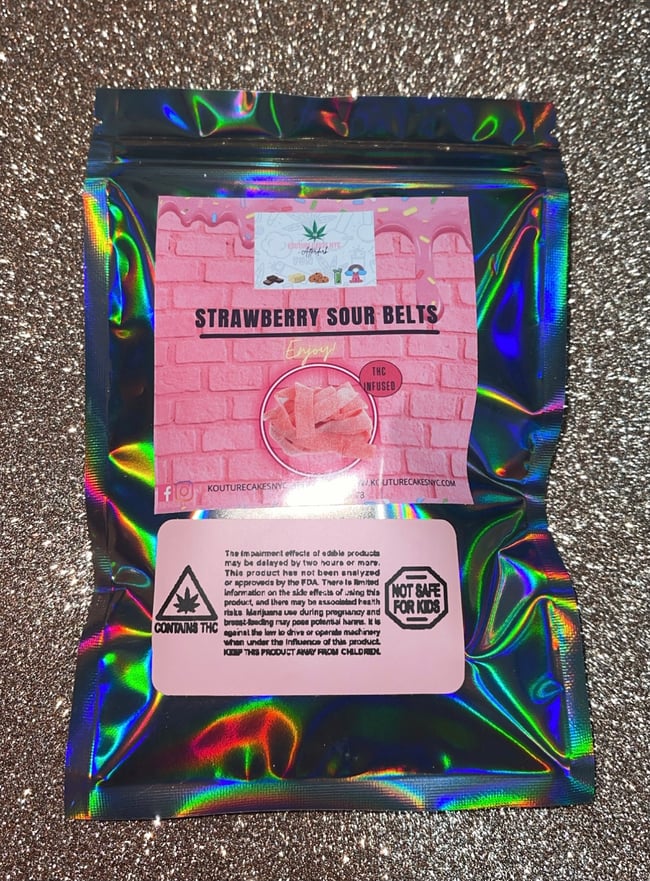 Strawberry Sour Belts 