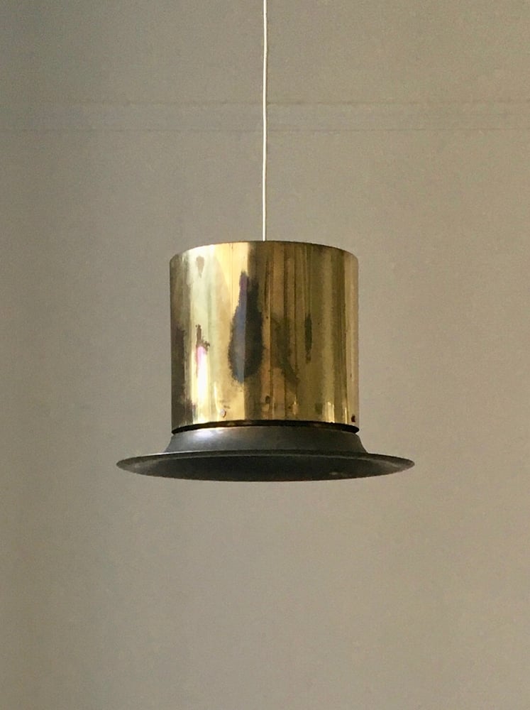 Image of Mid-Century Brass Pendant Light by Hans-Agne Jakobsson, Sweden