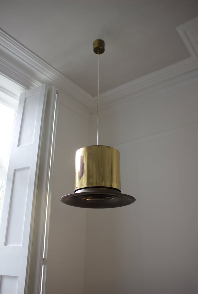 Image of Mid-Century Brass Pendant Light by Hans-Agne Jakobsson, Sweden