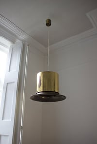 Image 2 of Mid-Century Brass Pendant Light by Hans-Agne Jakobsson, Sweden