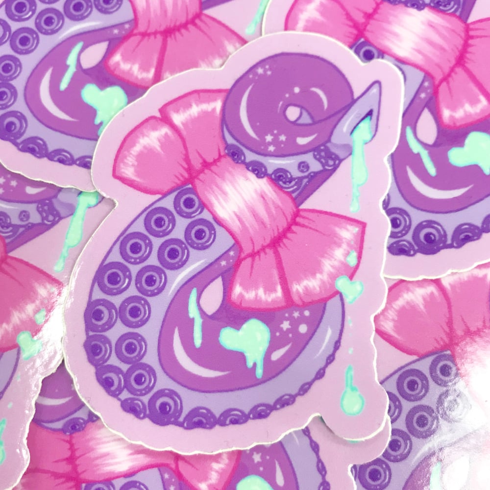 Image of TENTACLE Large Size Vinyl Stickers
