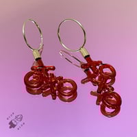 Red XOXO Earrings