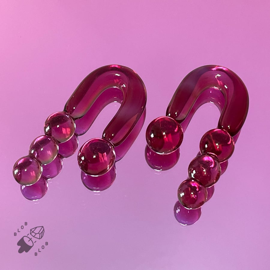 Image of Purple Opaline Ear Weights