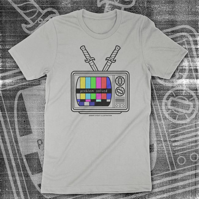 "PROBLEM SOLVED" T-SHIRT (DESTROY YOUR IDOLS SERIES)