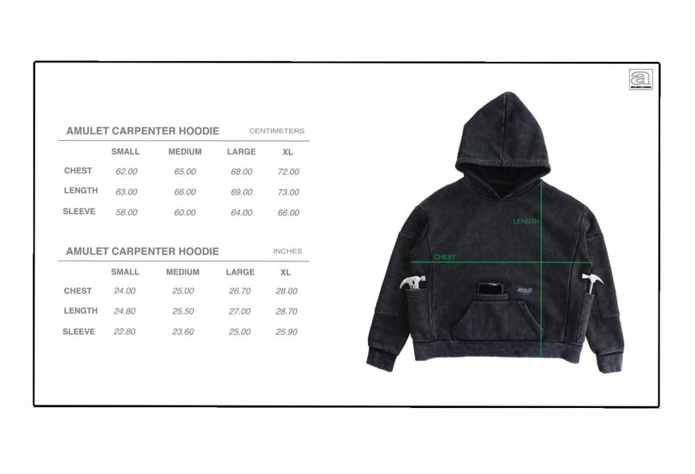 Image of Black Carpenter hoodie 