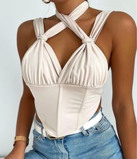 Image 3 of HALTER MY LIFE TOP 