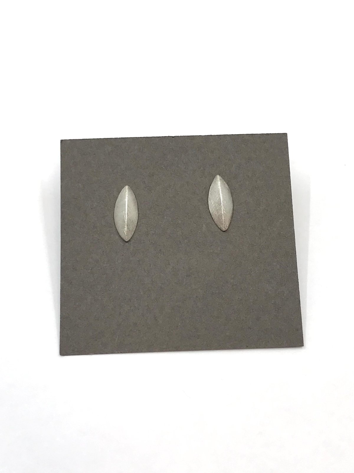 Tiny Silver Pod Earrings by Christiane Danna