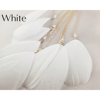 White Feather Ear Cuffs - No Piercing