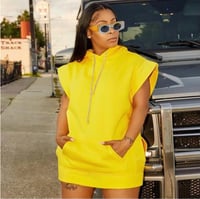 Image 1 of IN THE GAME HOODIE DRESS 