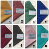 Image 1 of Plain Dog Bandanas