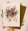 Zebra Friends Card