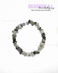 Black Rutilated Quartz Bracelet
